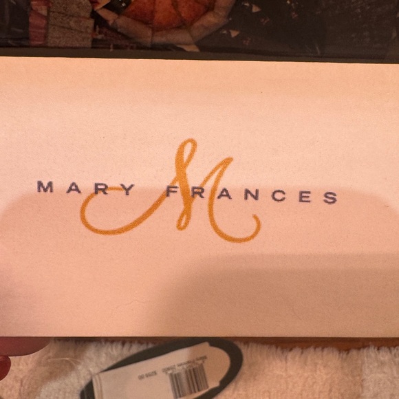 Gorgeous Mary Frances Moviestar Rhinestone embellished beaded silver snakeskin - Picture 6 of 13